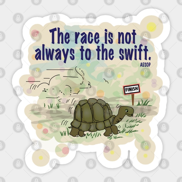 The Race is on. Sticker by Spirit-Dragon